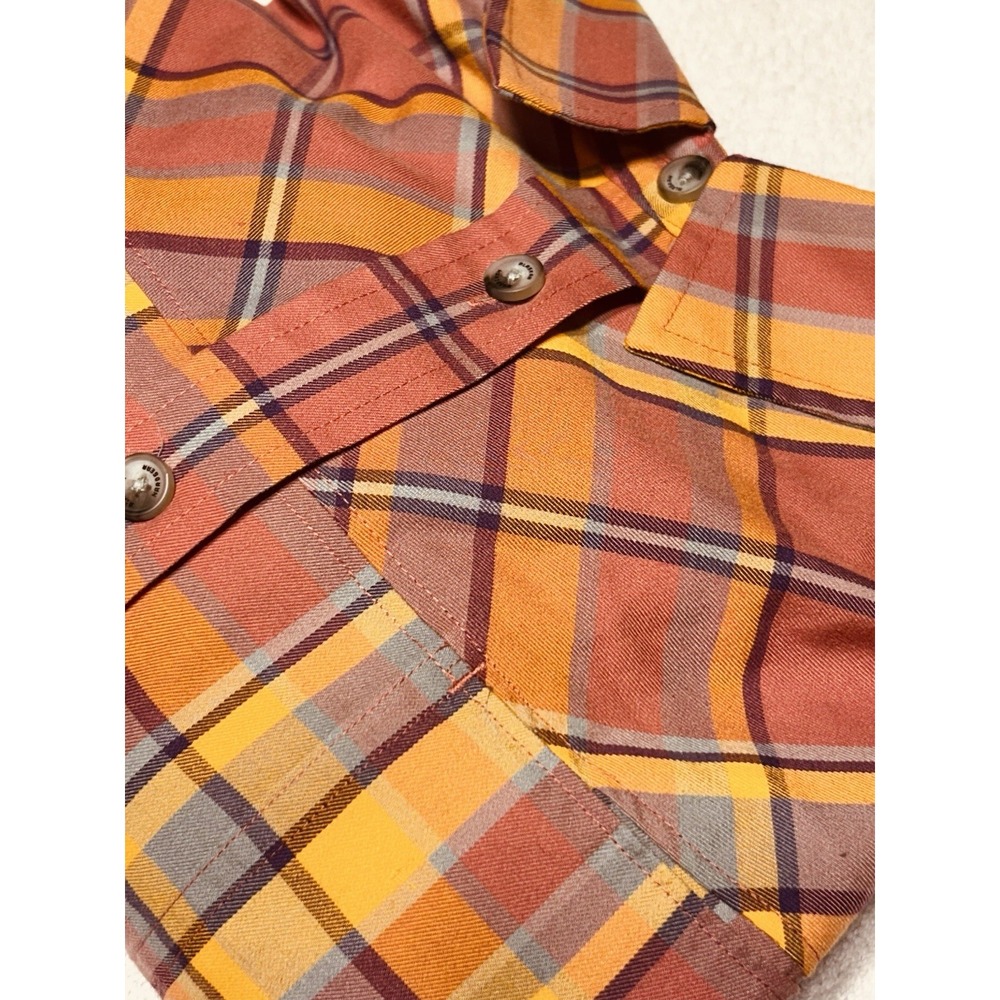 AKHG Duluth Trading Co Women's 3XL Midnight Sun Plaid Performance Shirt Flawless